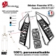 Sticker Fourche Rockshox LYRIK SHINY 2016