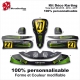 Kit déco Karting Tony Kart M6 Personnalisable Monster Energy