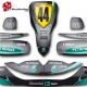 Kit déco M6 Tony Kart Karting Personnalisable Mercedes F1 2017