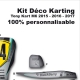 Kit déco M6 Tony Kart Karting Personnalisable Mercedes F1 2017