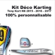 Kit déco M6 Tony Kart Karting Personnalisable Williams FX40