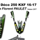 Kit déco 250 KXF 2017 Replica florent PAULET Saison 2017