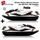 Jet Ski GTI 130 Sticker plaque numéro seadoo 3 places 