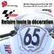 Sticker Plaque Avant Course Pour R6 YZF 2009 à 2017