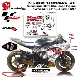 Kit Déco R6 YZF Yamaha 2009 à 2016