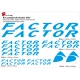 Sticker Factor Cadre Vélo