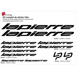 Sticker Lapierre Cadre Vélo Pro Tour 2017