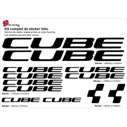 Sticker cadre Cube