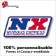 Sticker NX Nitous Express Dragster