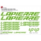 Sticker Lapierre Cadre VTT et Batterie 2018