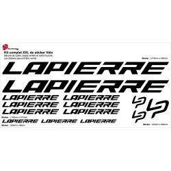 Sticker Lapierre Cadre VTT et Batterie XXL 2018