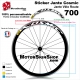 Sticker Jante COSMIC élite vélo roue 700 ou 650B 30MM
