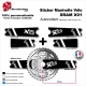 Sticker Manivelle SRAM X01 Vélo