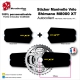 Sticker Manivelle Shimano M8000 XT Vélo