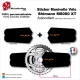 Sticker Manivelle Shimano M8000 XT Vélo