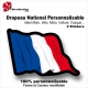 Sticker Drapeau FRANCE National Flottant Français