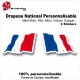 Sticker Drapeau FRANCE National Flottant Français