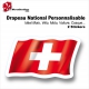 Sticker Drapeau SUISSE National Flottant