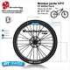 Sticker jante VTT DT SWISS 18mm pour jante 26" 27.5" 29"