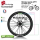 Sticker jante VTT DT SWISS 18mm pour jante 26" 27.5" 29"