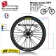 Sticker jante VTT DT SWISS 18mm pour jante 26" 27.5" 29"