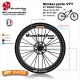 Sticker jante VTT DT SWISS 18mm pour jante 26" 27.5" 29"