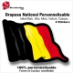 Sticker Drapeau BELGE National Flottant Belgique