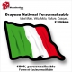 Sticker Drapeau ITALIE National Flottant Italien