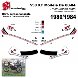 Sticker 550 XT Yamaha modéle 80-84