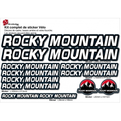 Sticker cadre vélo Kit Rocky Mountain après 2016
