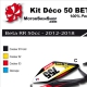 Kit déco 50 Beta RR 12-18 RockStar Makita 50CC à boite Perso