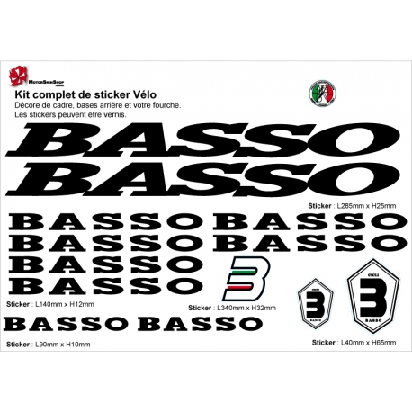 Sticker Basso cadre vélo