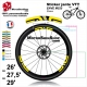 Sticker jante VTT ENVE M5 M6 M7 ou M9 2018 25mm Carbon Fiber Wheelset