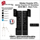 Sticker fourche RockShox RS-1 2018 VTT Fourche Noir
