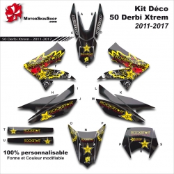 Kit Déco 50 Derbi Xtrem SM 2011-2017 50CC à boite Perso Etoile A