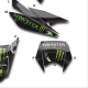 Kit Déco 50 Derbi Xtrem SM Monster Energy 2011-2017 50CC à boite Perso