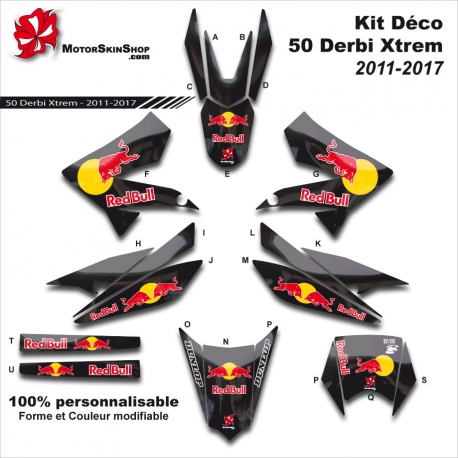 Kit Déco 50 Derbi Xtrem SM 2011-2017 50CC à boite Perso D