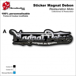 Sticker Magnat Debon Restauration Moto