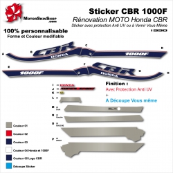 Sticker CBR 1000 Honda restauration
