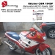 Sticker CBR 1000 Honda restauration