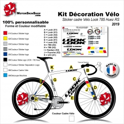 Equipements intérieurs,Autocollants pour cadre de vélo de route et  VTT,stickers pour bicyclettes- Black[F2415] - Cdiscount Sport