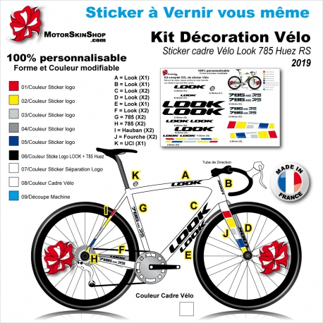 Vélo de Route Cycle Welsh Drapeau Frame decals stickers