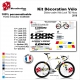 Sticker cadre Vélo Look 785 Huez complet 2019