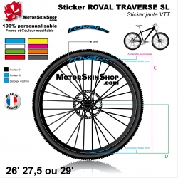 Sticker ROVAL TRAVERSE SL 20mm