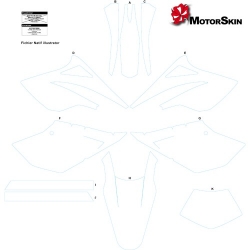 Gabarit Template Moto 50 Beta