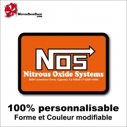 Sticker NOS Nitrous Oxide Systems Combinaison