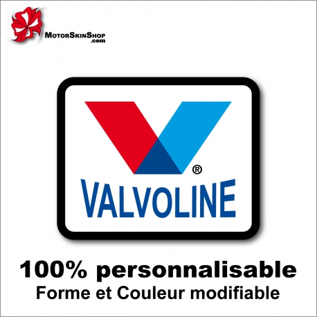 Sticker Valvoline Dragster Racing