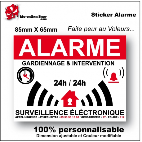 Autocollant alarme : tout ce qu'il faut savoir