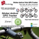 Sticker Antivol vélo universel Puce GPS Tracker Cadenas