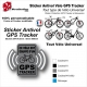 Sticker Antivol vélo universel Puce GPS Tracker SON